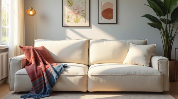 Enhance your space with a stylish sofa throw blanket